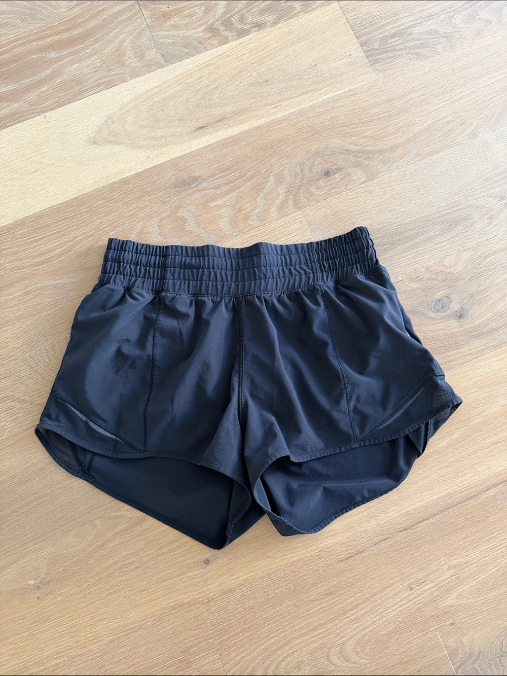 lululemon athletica Black Athletic Short with Elastic Waistband